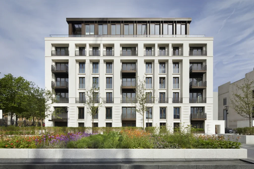 Vue 3D du projet Chelsea Barracks - Architecture de luxe, luxury architecture, à Londres (Royaume-Uni) - Real Dear Architecte